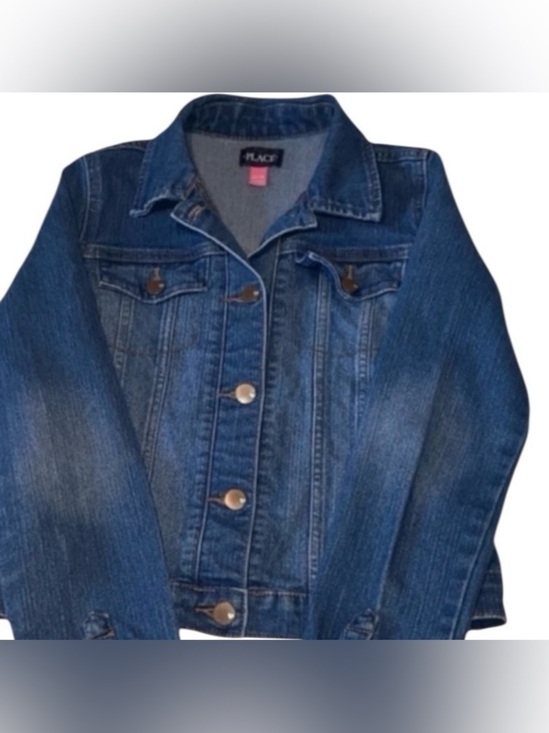 Place Other - PLACE Girls 14 Blue Jean Jacket With 🩵 Buttons Trucker